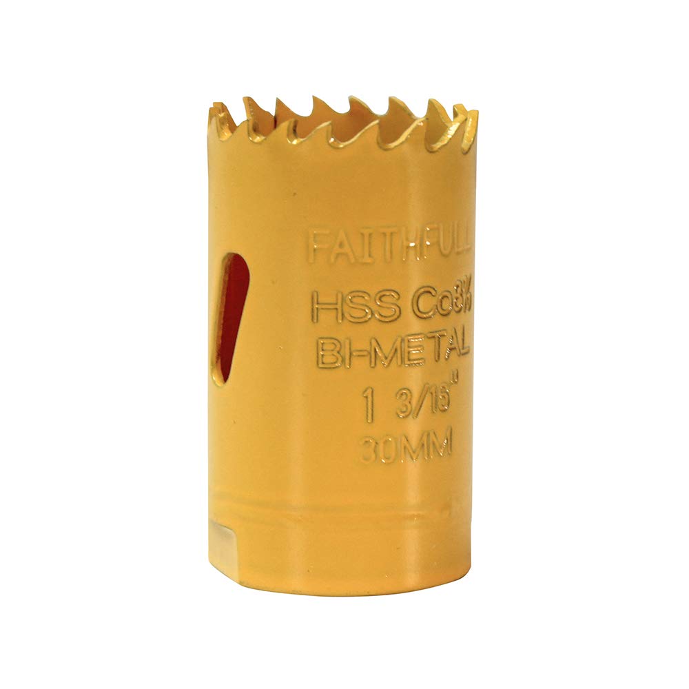 Faithfull FAIHSVP30 Bi-Metal Cobalt Holesaw 30mm