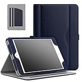 MoKo iPad Mini 3 / 2 / 1 Case, Slim Folding Stand Folio Cover Case for Apple iPad Mini 1 / Mini 2 / Mini 3, with Auto Wake / Sleep and Document Card Slots, Multiple Viewing Angles, INDIGO