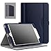 MoKo Case Fit iPad Mini 3/2/1, Slim Folding Stand Folio Cover Case Compatible with Apple iPad Mini 1/Mini 2/Mini 3, with Auto Wake/Sleep and Document Card Slots, Multiple Viewing Angles, Indigo