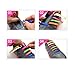 Koollaces No Tie Shoelaces for Adults DIY 16pcs- Environmentally safe Waterproof Silicon- Color of Black