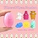 LUDILO 30Pcs Easter Eggs + 30Pcs Mochi Squishy Toys Easter Basket Stuffers Easter Egg Fillers Easter Toys Mini Squishies Party Favors for Kids Animal Squishys Surprise Egg Hunt Gifts, Random