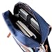 SmileDay Vintage Flap Bookbag College Backpack | Fits 15.4