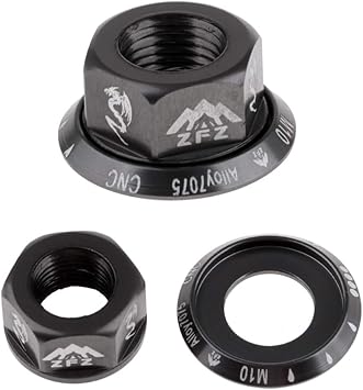 Amazon 自転車 ナット アルミ合金 リアハブ用 軽量 高強度 耐久性 2個入 Cuticate ハブパーツ ハブアクセサリー