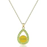 Keeblon Rhinestone Chii Etaa Necklace for Women 1932 CEta Gift Greek Sorority Gift Paraphernalia Jewelry for Soror Sisterhood Sister