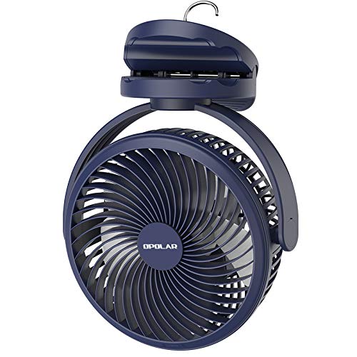 OPOLAR 10000mAh Battery Operated Fan, 7Inch Portable Desk Fan, 4