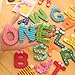 GBSELL 26pcs Letters Wooden Cartoon Fridge Magnet kid Baby Educational Toy