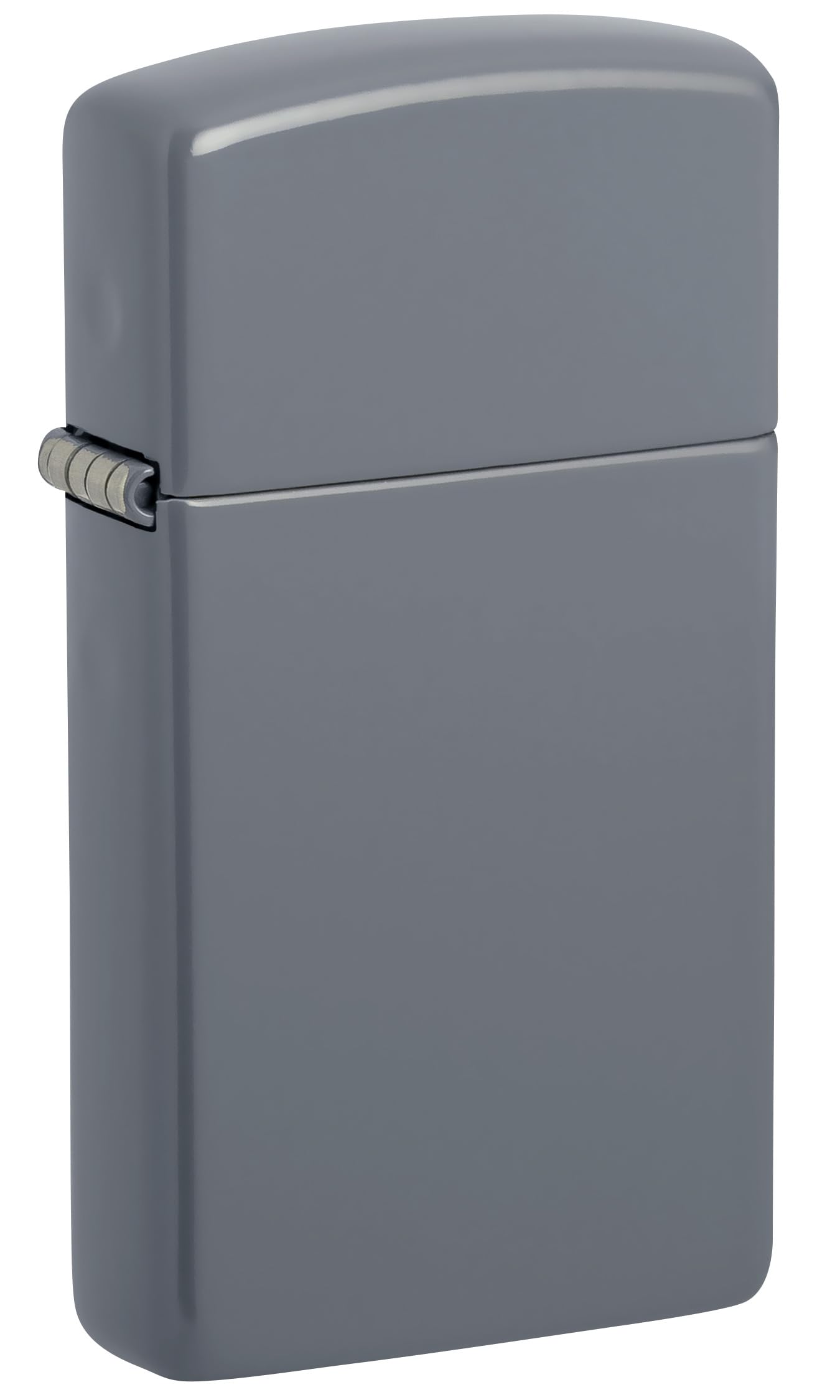 ZIPPO - Flat Grey, Slim – Windproof lighter, refillable, in gift box