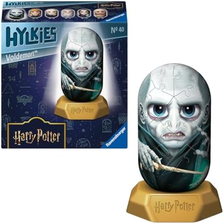 - Puzzle 3D Hylkies - Édition Harry Potter - Figurine n°40 Voldemort - Adultes et Enfants - 54 pièces numérotées à Assembler sans Colle - Support Inclus - Harry Potter - 12008025