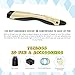 TECBOSS 3D Pen, SL300 Intelligent 3D Printing Pen with LED Display,USB Charging, 8 Speed Printing&Temperature Control, Simple Handled 3D Printer Pen for Your Kids Toys, Interesting Gifts for All Age