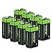 Enegitech 9V Lithium Battery, 9 Volt Battery 1200mAh Non-Rechargeable for Smoke Detector, Fire Alarm, Carbon Monoxide Detector, Metal Detector (9V 8 Pack)