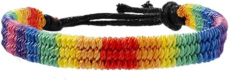 Underleaf Homosexuell Stolz Regenbogen Armband Freundschaft Armband Charm Band Amazon De Kuche Haushalt