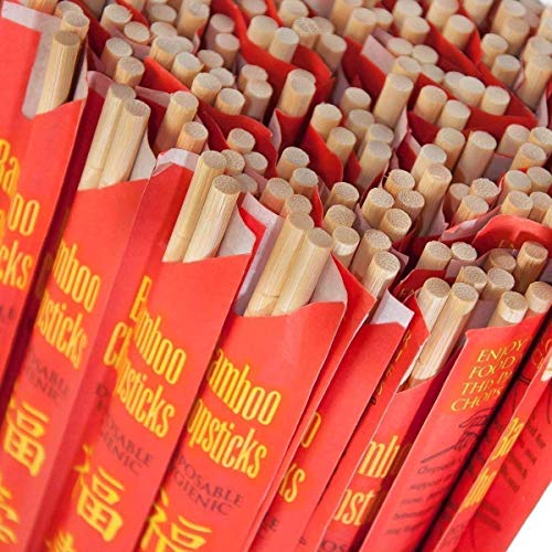 Royal PAL1200 Palillos UV Treated Premium Disposable Bamboo Chopsticks Sleeved and Separated (1200) - //coolthings.us