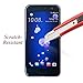 BONUM HTC U11 Screen Protector, Hd Clear Anti Scratch and Fingerprint Bubble-free Tempered Glass - 2 Piece