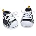 Build a Bear Workshop Black Canvas High-Tops Teddy Bear Shoes