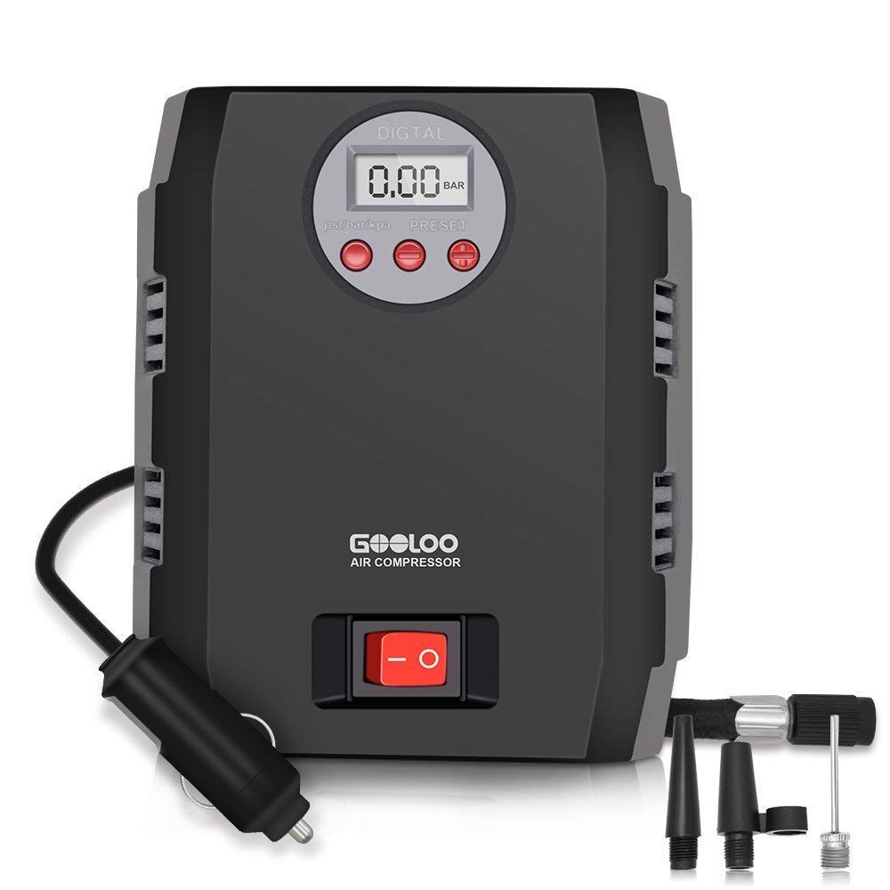 Digital Tire Inflator, GOOLOO 12V DC Air