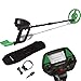 TREASURE COVE 1018 Metal Detector Kit - Easy to Use & Operate for Kids & adult Beginners, Waterproof Coil, ACCESSORIES Bag, Shovel & Headphones, Adjustable Height & Volume, High Accuracy, Portable