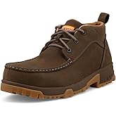 Twisted X Men's Work Chukka Driving Moc, Moc Toe Nano Toe with CellStretch