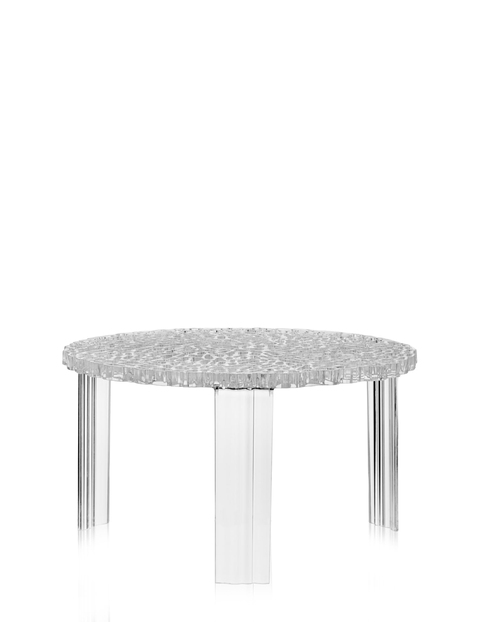 Kartell T-Table Furniture, Transparent, 60 x 60 x 41 cm