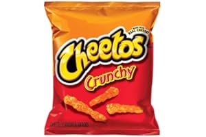 Cheetos Flavored Snacks, Crunchy Cheese, 1.13 Ounce (Pack of 12)