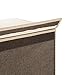 VILLACERA Double Laundry Hamper Two Compartment Sorter with Magnetic Lid, Brown