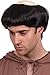 Smiffys Men's Monks Wig, Black, Short and Black, One Size, 42211