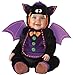 InCharacter Costumes Infant Baby Bat Costume, Black/Purple, Small