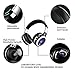 Bluetooth Headphones On Ear for Youth / Student/Kids, Wireless Foldable Stereo Headsets with Built-in Mic,Wired Mode,Support Micro SD Card Play and Radio for iPhone Samsung Cell Phone (Black Silver)