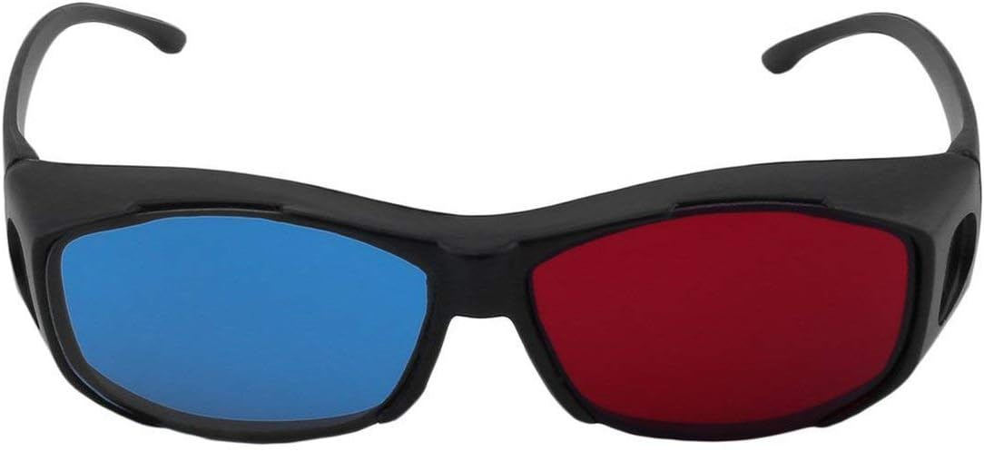 Sylvialuca Type 3D Glasses TV Movie Dimensional Anaglyph Video Frame 3D Vision Glasses DVD Game Glass Red And Blue Color