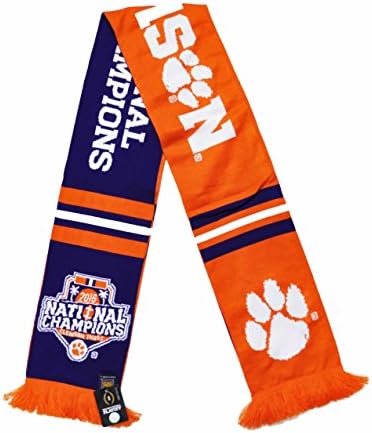 Official 2016 Clemson CFP National Champions Knitted Scarf - Alternate Design