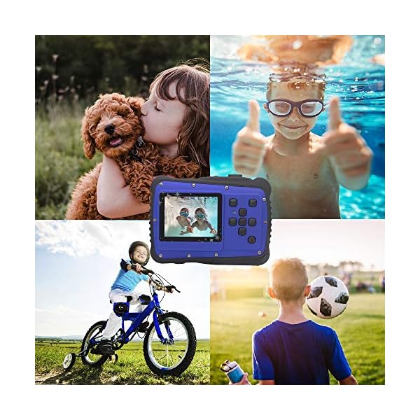Kinder Digitalkamera, Vmotal GDC5262 wasserdichte Kamera für Kinder mit 2-Zoll-TFT-LCD-Bildschirm, 8MP wasserdichte… – Bild 3