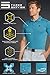 Three Sixty Six Golf Shirts for Men - Dry Fit Short-Sleeve Polo, Athletic Casual Collared T-Shirt Blue