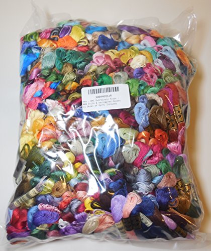 DMC Embroidery Floss - 488 Solid & Variegated Colors (1 Skein of Each) Includes Brand New Colors