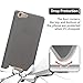 Gzerma for BLU Energy X2 Case + Screen Protector, Gel Skin Bumper Frosted TPU Soft Cover and Ultra-Thin Slim Shatterproof Toughened Protective Film for BLU Energy X 2 (Gray)