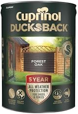 Cuprinol 5 Litre 5 Year Ducksback Wood Protection Forest Oak Colour view 2