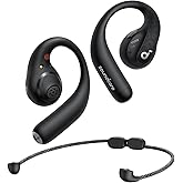 Soundcore by Anker AeroFit Pro Open-Ear Headphones, Ultra Comfort, Secure Fit, Ergonomic Design, Rich Sound with LDAC, Bluetooth 5.3, IPX5 Water-Resistant, 46H Playtime, App Control (Renewed)