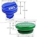 Diesel Fuel Cap for Dodge, Magnetic Ram Diesel Billet Aluminum Fuel Cap and DEF Cap Combo for 2013-2018 Dodge Ram Truck 1500 2500 3500 with New Easy Grip Design