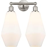 Innovations Lighting Cindyrella - 2 Light Bath Vanity in Modern Style-17 Inches Tall and 16 Inches Wide-Satin Nickel Finish-C