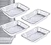 15 Pack - Aluminum Pans, Durable Chafing Pans, Half Size Roasting Pans - Disposable Aluminum Foil Steam Table Deep Pans, Buffet Pans Size - 10