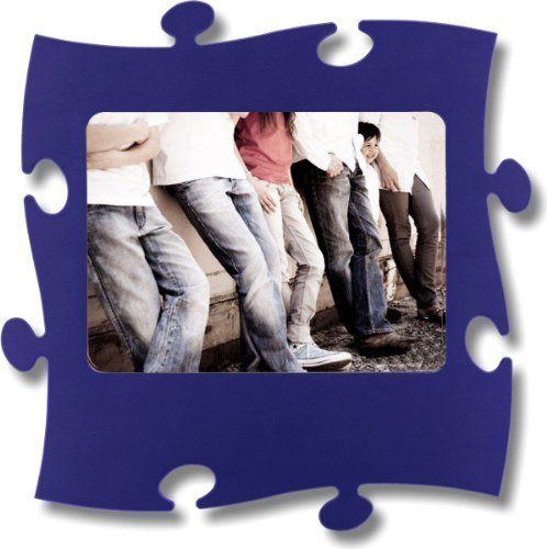 Country Living Wooden PuzzleÂ â€“Â 1Â Photo Frame 20Â x 28Â cmÂ â€“Â Blue
