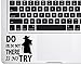 Yoda Quote Trackpad Do or Do Not There is No Try Star Wars Apple Macbook Vinyl Decal Sticker