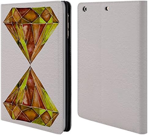Official Cat Coquillette Fire Opal Watercoloured Gems Leather Book Wallet Case Cover For Apple iPad mini 1 / 2 / 3