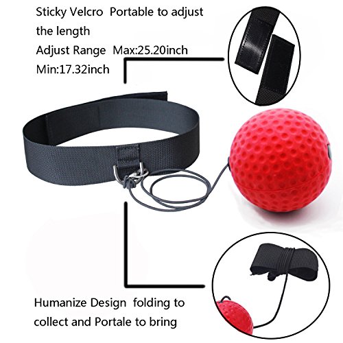 image for Eyewalk Boxing Reflex Ball Training Hand Eye Coordination with Headban