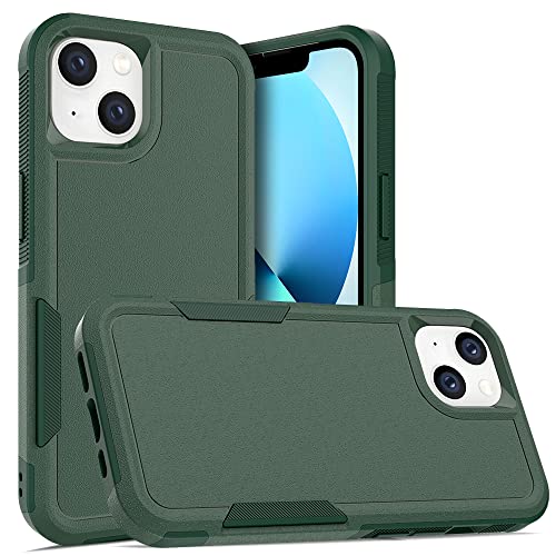 WOGROO Case for iPhone 14 Case, Case for iPhone 13, Shockproof, Strong and Durable Phone Protective Case for 6.1 inch iPhone 13&14, Green