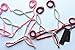 SS Queen Women Sexy Pearl Halter Lingerie Set G-String Thong Bikini (Pink)