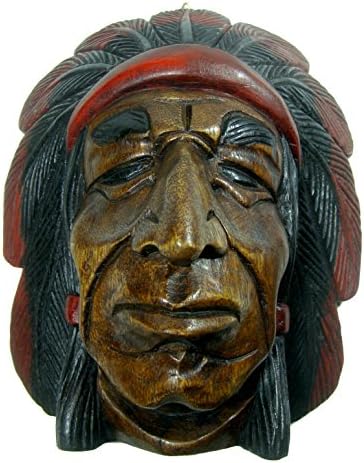 NareeGreen African Mask Wall Hanging Decor -COLLECTOR'S ITEM, Medium 10"
