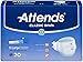 Attends Classic Briefs with Dry-Lock Technology for Adult Incontinence Care, X-Large, Unisex, 20 Count (Pack of 3)