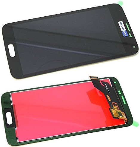Compatible With Samsung Galaxy S5 - Replacement Full Front LCD Digitizer Assembly - Black | REPLACEBASE™