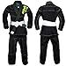 Hawk Kids Brazilian Jiu Jitsu Suit Youth Children BJJ Gi Kimonos Boys & Girls BJJ Uniform Lightweight Preshrunk Pearl Weave Fabric, with Free White Belt, 1 Year Warranty!!! (K2, Black)