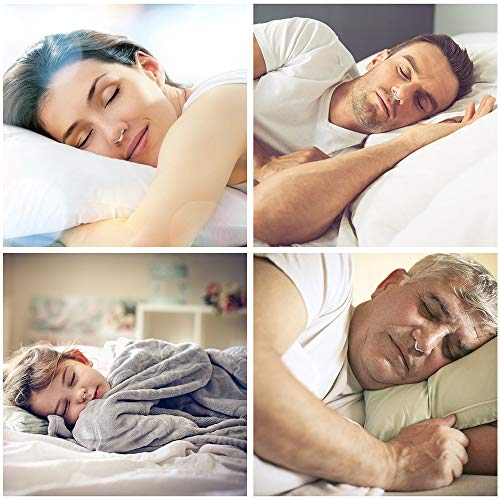 Snoring Solution,Stop Snoring Anti Snoring Nose Vents Plugs Nose Dilator Snoring Sleep Aid for Men and Women 8pcs
