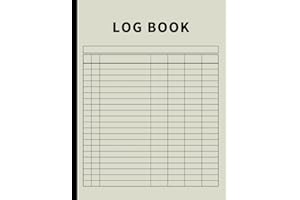 Log Book: Large Multipurpose with 7 Columns to Track Daily Activity, Time, Inventory and Equipment, Income and Expenses, Mile